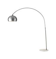 Luce Μοντέρνο Φωτιστικό Δαπέδου Υ200xΜ35cm με Ντουί για Λαμπτήρα E27 σε Ασημί Χρώμα I-PLAZA/PT NIK